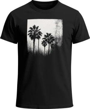 Neverless Print-Shirt Herren T-Shirt Palmen Fotoprint