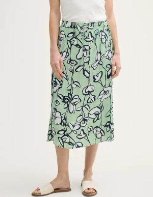TOM TAILOR Sommerrock High Waist Satin