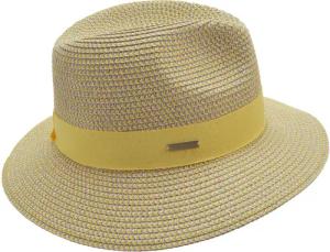 Seeberger Sonnenhut Papierstroh Mix Fedora mit