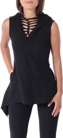 PUREWONDER Tunikakleid Ärmelloses Sommerkleid aus Jersey