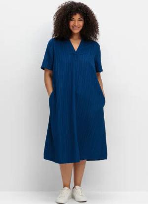 Sheego Etuikleid Polokleid