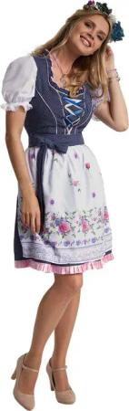 dressforfun Dirndl Frauenkostüm Mini-Dirndl Garching Modell