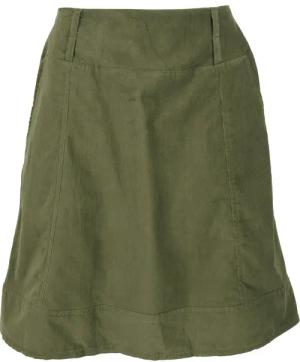 Guru-Shop Minirock Kurzer Cordrock, Minirock mit
