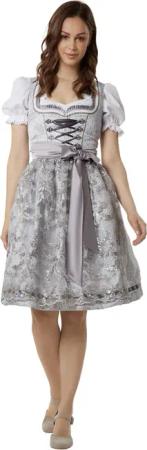 dressforfun Dirndl Frauenkostüm Midi-Dirndl Charmantes Midi-Dirndl