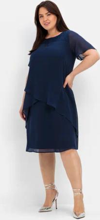 Sheego Etuikleid Cocktailkleid