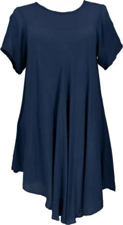 Guru-Shop Midikleid Luftiges Boho Minikleid, weites