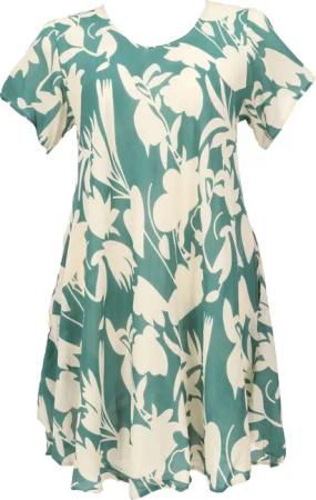 Guru-Shop Midikleid Luftiges Boho Minikleid, weites