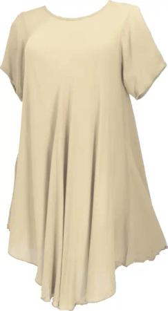 Guru-Shop Midikleid Luftiges Boho Minikleid, weites