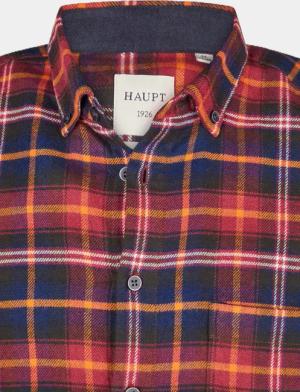 Haupt Langarmhemd Haupt Flanell Modern Fit