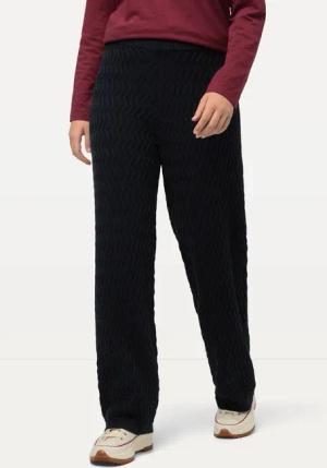 Ulla Popken Schlupfhose Strickhose Rose gerades