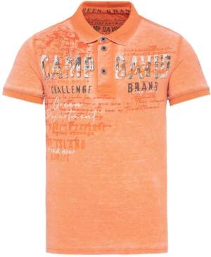 CAMP DAVID Poloshirt im Used Look