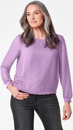 GOLDNER Klassische Bluse Schlupfbluse
