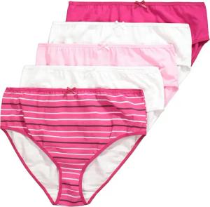 Ulla Popken Slip Midislips 5er-Pack Ringel/uni