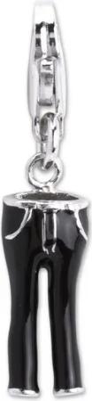 Unique Charm-Einhänger Unique Silber Charm mit Karabiner für Basisarmbänder CH0251