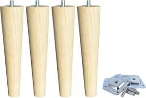 Prima-Online Möbelfuß Holz Schrank beine Massivholz