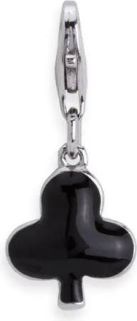 Unique Charm-Einhänger Unique Silber Charm mit Karabiner für Basisarmbänder CH0197