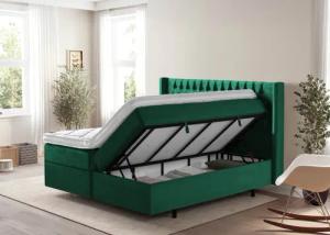 BettCo Stauraumbett Boxspringbett mit Bettkasten Florida