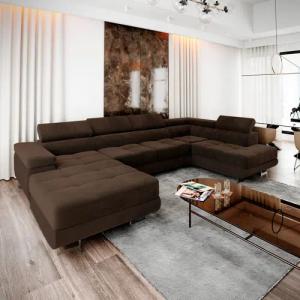 Masseno Ecksofa CASONE mit Schlaffunktion U-Form,