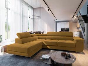 Masseno Ecksofa SELVA mit Schlaffunktion L-Form,