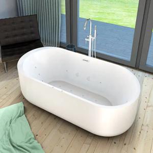 AcquaVapore Whirlpool-Badewanne freistehender Whirlpool F26 170x80cm