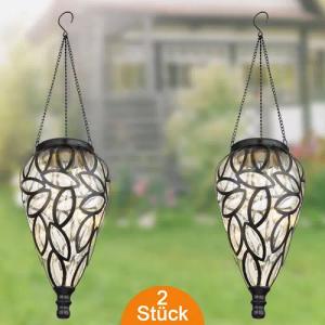 bmf-versand LED Solarleuchte Solarleuchte Garten Tropfen
