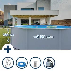 Planet Pool Rundpool Stahlwandpool Set (5-teilig)