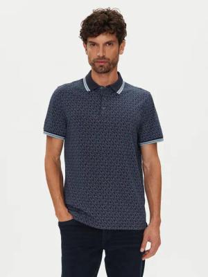Michael Kors Poloshirt CS550V85KS Dunkelblau Regular Fit