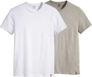 Levis T-Shirts & Poloshirts 79541 0003 - TWO PACK TEE-1 WHITE, 1 GREY