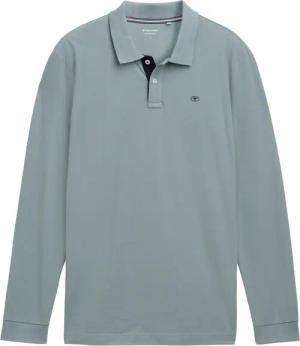 TOM TAILOR Poloshirt Langärmliges Piqué Poloshirt