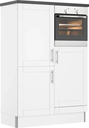 KOCHSTATION Küche "KS-Ahus, Hochschrankmodul", Breite 120 cm,wahlweise mit E-Geräten,Soft-Close-Funktion