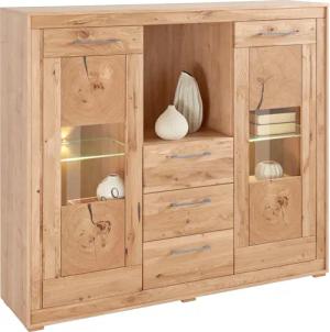 VOGL Möbelfabrik Highboard, Breite 154 cm, Teilmassivholz, Made in Germany
