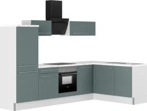 KOCHSTATION Küche "KS-Bern2", Stellmaße 295 x 175 cm, wahlweise mit E-Geräten