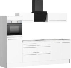KOCHSTATION Küche "KS-Bern2", Breite 270 cm, wahlweise mit E-Geräten, Seitenverkehrt stellbar