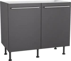 KOCHSTATION Spülenschrank "KS-Bern2", Breite 100 cm, 2 Türen