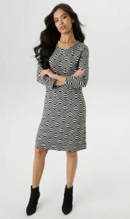 Aniston SELECTED Jerseykleid, mit schöner Oberflächenstruktur - NEUE KOLLEKTION