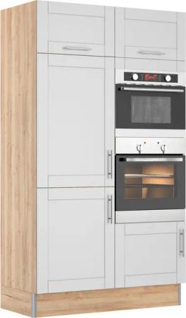 KOCHSTATION Küche "KS-Ahus, Hochschrankmodul", Breite 120 cm,wahlweise mit E-Geräten,Soft-Close-Funktion