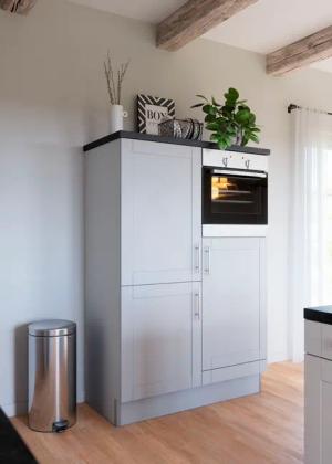 KOCHSTATION Küche "KS-Ahus, Hochschrankmodul", Breite 120 cm,wahlweise mit E-Geräten,Soft-Close-Funktion