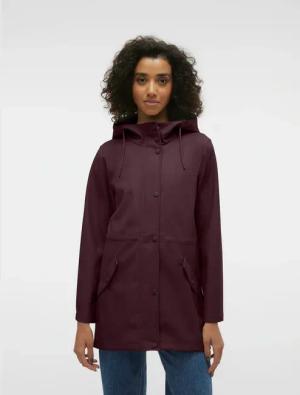 Vero Moda Regenjacke "VMMALOU COATED JACKET", mit Kapuze