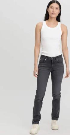 hessnatur Damen Jeans LEA Slim aus Bio-Denim - schwarz - Größe 27/30