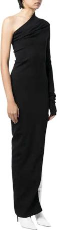 Rick Owens - Asymetric Dress Black - Größe 46 - black