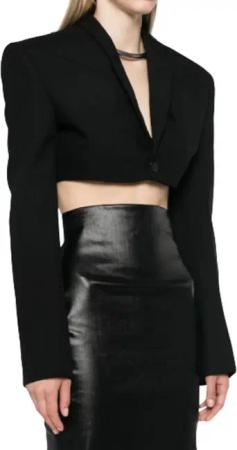 Rick Owens - Giacca Micro Tatlin Jacket Black - Größe 42 - black