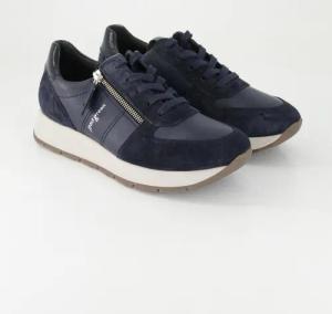 Paul Green Schuhe - 5444 Leder und Textil (Blau, Gr. 37)