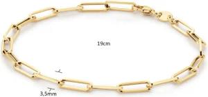 Jackie Gold Armband - Elegant 585 Gold Armband - Gr. ONE SIZE - in Gold - für Damen
