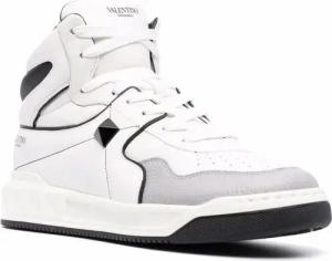 Valentino Garavani Low-Top Sneaker - One Stud Mid-Top Sneakers - Gr. 42 (EU) - in Weiß - für Damen