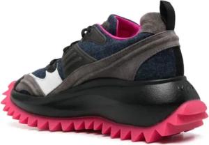 Vic Matié Low-Top Sneaker - Sneakers Blackbrownnavy - Gr. 36 (EU) - in Schwarz - für Damen