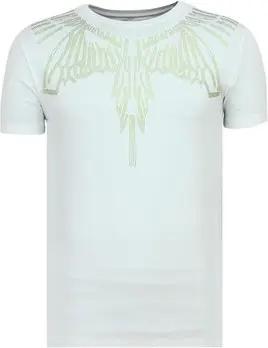 Local Fanatic T-Shirt Eagle Glitter Rhinestones Shirt Mit