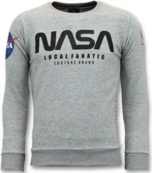 Local Fanatic  Sweatshirt Nasa American Flag