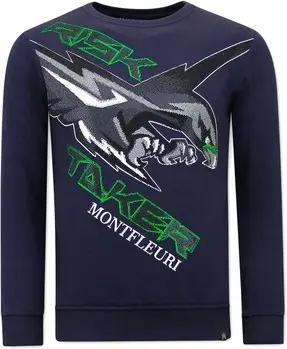 Tony Backer Sweatshirt Eagle Head Print