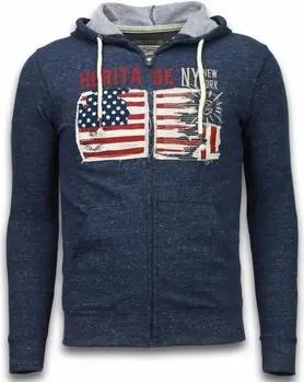 Enos  Sweatshirt Sweatjacke Embroidery American