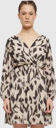 Cloud5ive Wickeloptik mit Bindegürtel und Blumenprint Dress